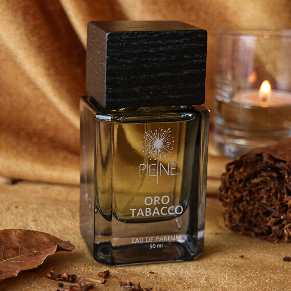 „Oro Tabacco“ kvepalai – šiltas tabako, vanilės ir prieskonių aromatas, unisex kvapas