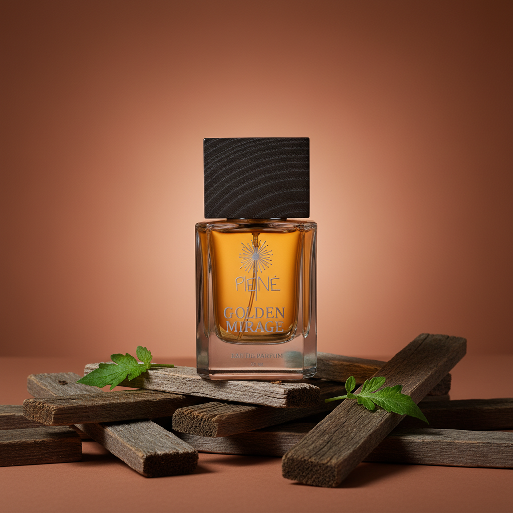 Golden Mirage unisex nišiniai kvepalai – modernus pomidoro lapų aromatas